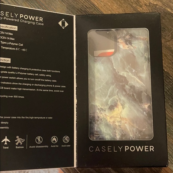 Casely power Blue Marble Case